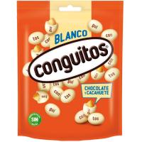 Cacahuete recubierto de chocolate blanco CONGUITOS, bolsa 200 g