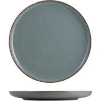 Plato de postre de porcelana 19 cm azul Pearl H&H, 1 ud
