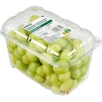 Uva blanca sin semilla EROSKI, cubeta 750 g