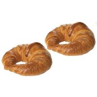 Croissant curvo de mantequilla EROSKI, 2 uds