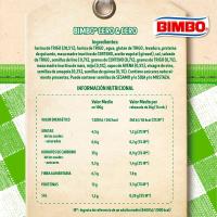 Pan de molde cero & cero con cereales y semillas BIMBO, 360 g