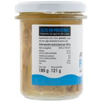 Atún claro Protein+ COSTA VASCA, frasco 185 g