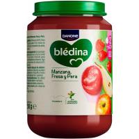 Tarrito de fresa y manzana BLEDINA, tarro 200 g
