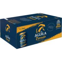 Cerveza EL AGUILA, pack lata 12x33 cl