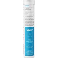 Calcio efervescente + vitamina D5 + K1 VIVE+, bote 20 uds