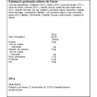 CARRETILLA haragiz betetako kuiatxo gratinatua, erretilua 350 g