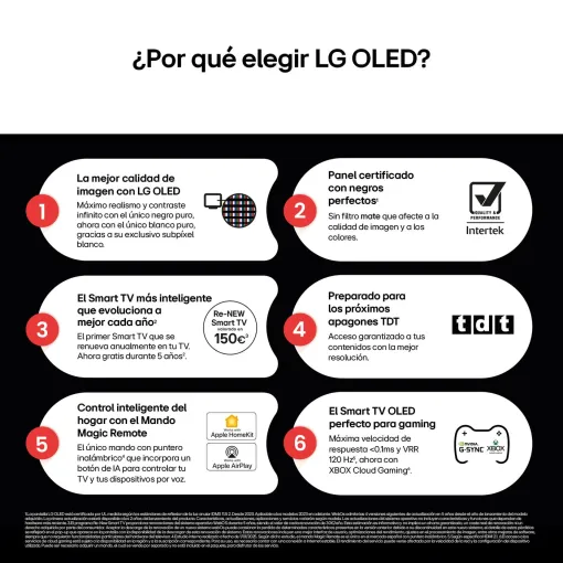 TV OLED 4K OLED65B56LA K UHD, 120 Hz, Smart TV, HDR,  LG
