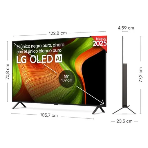 TV OLED AI B5 139 cm (55"), Smart TV 4KOLED55B56LA LG