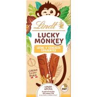 LINDT lucky monkey crispy txokolatea, tableta 100 g