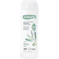 Leche corporal hidrantante de aceite oliva BABARIA, bote 400 ml