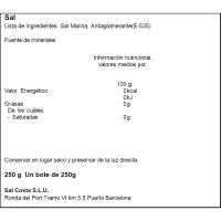 COSTA itsas gatza, gatzontzia 250 g