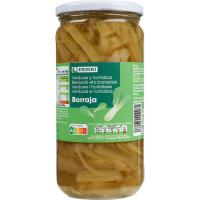 Borraja troceada EROSKI, frasco 400 g 