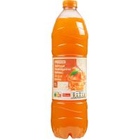 Refresco de naranja sin gas EROSKI, botella 1,5 litros