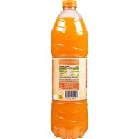 Refresco de naranja sin gas EROSKI, botella 1,5 litros