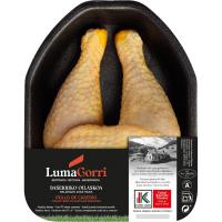 Muslos de pollo EUSKO LABEL LUMAGORRI, bandeja aprox. 500 g