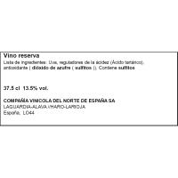 Vino Tinto Crianza D.O. Rioja VIÑA REAL, botellín 37 cl