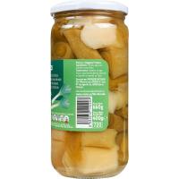 Puerros en trozos EROSKI, frasco 400 g