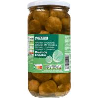 Coles de Bruselas medianas EROSKI, frasco 400 g 