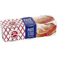 Paté de cerdo PAMPLONICA, pack 3x80 g