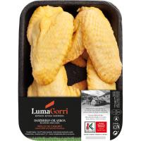 Alas de pollo de caserío EUSKO LABEL LUMAGORRI, bandeja aprox. 450 g