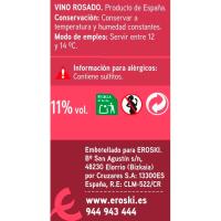 EROSKI mahaiko ardo gorria, botila 1 litro