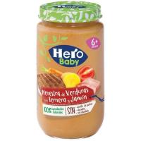 Tarrito jamón-ternera-verdura HERO, tarro 235 g