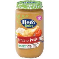 Tarrito de arroz con pollo HERO, tarro 235 g 