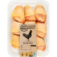 Delicias de muslo de pollo EROSKI Natur, bandeja aprox. 920 g