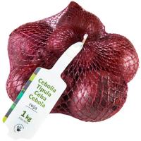 Cebolla roja EROSKI, malla 1 kg