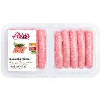 Longaniza de pollo y pavo ALDELÍS, bandeja 390 g