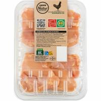 Contramuslo deshuesado pollo s/piel EROSKI NATUR, bandeja aprox. 500 g