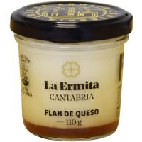 Flan de queso LA ERMITA, tarro 110 g