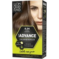 Tinte marrón macadamia N.6.24 LLONGUERAS, caja 1 ud