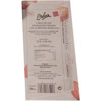Chocolate negro con almendras ORBEA, tableta 125 g