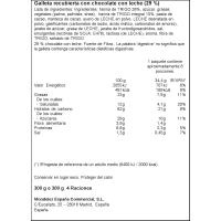 Galleta de chocolate con leche FONTANEDA DIGESTIVE, caja 300 g
