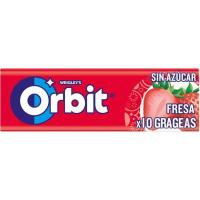 ORBIT marrubi azidozko txiklea gragean, paketea 14 g