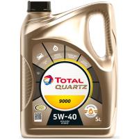 Aceite sintético de motor 9000 5W40 gasolina/diésel Quartz TOTAL, 5 litros
