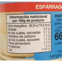 Espárrago blanco 17/24 grueso SERVIHOSTEL, lata 660 g