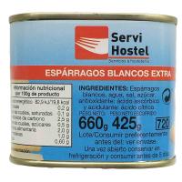 Espárrago blanco 17/24 grueso SERVIHOSTEL, lata 660 g