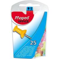 Chinchetas memo 10mm colores surtidos MAPED, caja 25uds