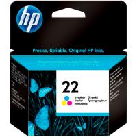 Cartucho de tinta original tricolor C9352AE, 22 HP, 1 ud