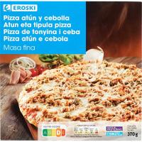 EROSKI atun eta tipula pizza masa finarekin, kutxa 370 g