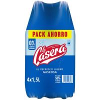LA CASERA gaseosa, sorta 4x1,5 litro