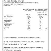 LA CASERA gaseosa, sorta 4x1,5 litro
