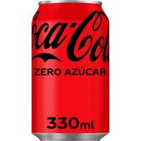 Refresco de cola COCA COLA Zero, lata 33 cl