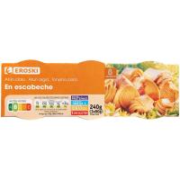 EROSKI atun argia eskabetxean, sorta 3x80 g