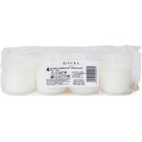 Vela de ofrenda 60x50 cm blanca, pack 4 uds