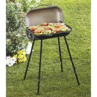 Barbacoa de carbón Travel Holiday, plegable, cuba acero lacado 48x36 cm., 1 ud