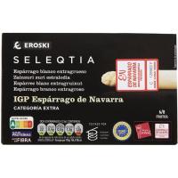 Espárragos  I.G.P. 6/8 piezas Eroski SELEQTIA, lata 425 g