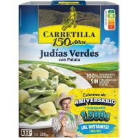 Judías verdes CARRETILLA, bandeja 240 g